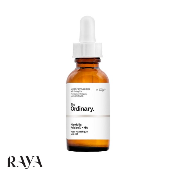 تصویر سرم لایه بردار ماندلیک اسید 10% و هیالورونیک اسید اوردینری حجم 30 میل